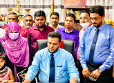 Mr. MAC. Ahamed Shafir assumes duties as a Divisional Secretary
